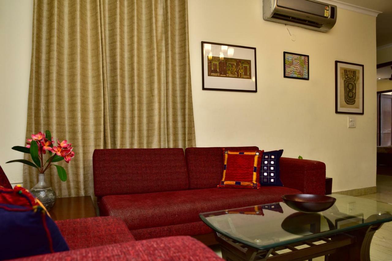 2Bhk Comfortable Furnished Serviced Apartments In Hauz Khas - Woodpecker Apartments New Delhi Luaran gambar